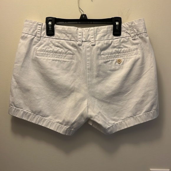 JCrew 100% cotton chino white womans shorts size 8 - Picture 3 of 7